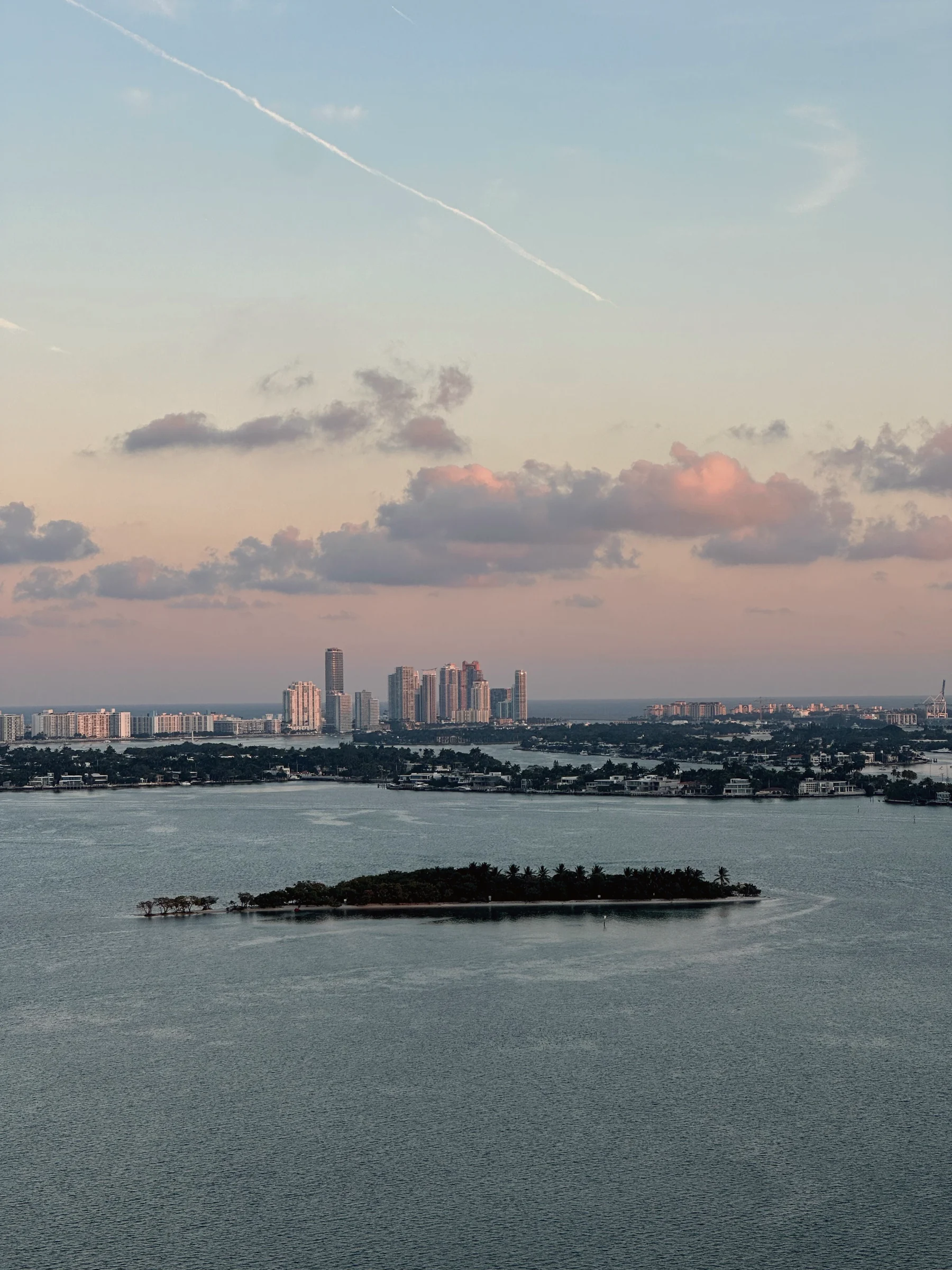 Miami waterfront skyline